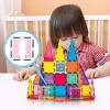 PICASSO-TILES 36 pc Magnetic Tiles, Rocket Set Building Blocks, Educational Toy for Kids - 2 of 4