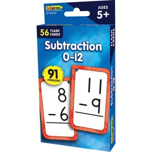 Edupress Subtraction 0-12 Flash Cards - 1 of 4