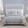 Park Stripes Pillow Sham Gray - Vera Bradley - 2 of 3