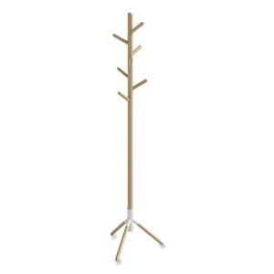 Resi Standing Coat Tree, 6 Hook, 17.25w x 17.25d x 69.5h, White - 1 of 1
