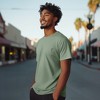 Dalix Mens Espresso Martini Midweight Tee - 4 of 4