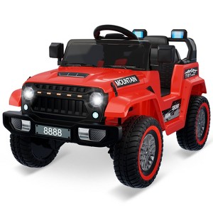 Kids Ride On Truck Car, 12V Battery Powered Electric Vehicles Toy w/Parent Remote Control, Spring Suspension, 3 Speeds - 1 of 4