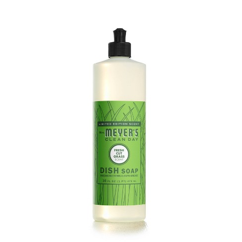 Mrs. Meyer's Clean Day Fresh Cut Grass Dish Soap - 16 fl oz - image 1 of 4