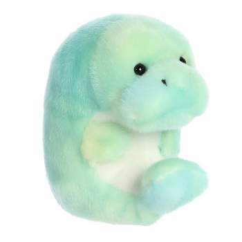 Aurora Mini Myrtle Manatee Rolly Pet Round Stuffed Animal Green 5"