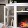 Ameriwood Home Elmcroft Wide Electric Fireplace TV Console for TVs up to 75", White - 3 of 4