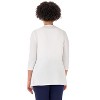 Rekucci Curvy Woman Travel in Style  Open Front Throw Over Jacket – Cozy, Versatile & Travel Friendly - 3 of 4