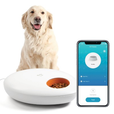 Geeni White Smart Pet Feeder with Ice Packs and Timer