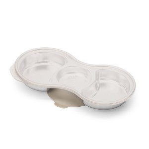 Grosmimi Stainless Steel Food Tray with 3 Compartment - 1 of 4