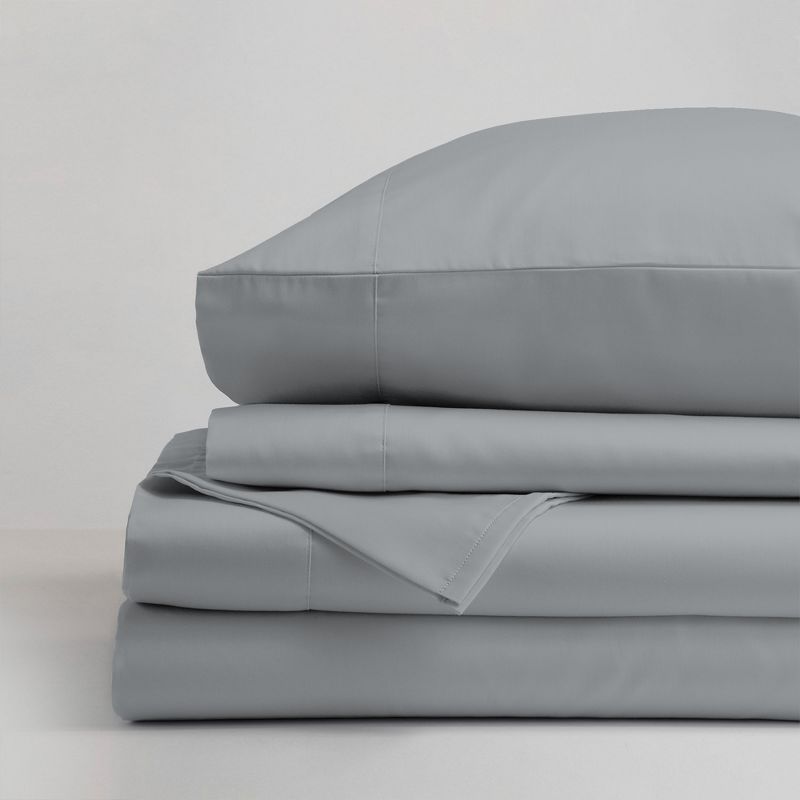 600 Thread Count Cotton Sateen Sheet Set - Aireolux, 5 of 9