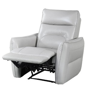 Royal Hampton Power Recliner Chair, Rich Taupe Leather Match, Foam - 1 of 4