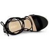 Allegra K Women's Espadrilles Platform Wedges Heel Lace Up Sandals - image 4 of 4