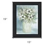 HomeRoots White Blooms Black Framed Print Wall Art - 3 of 4