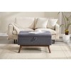NicBex Modern Square Convertible Storage Ottoman Bench, Mid Century Coffee Table Assembled for Living Room Entryway - 2 of 4