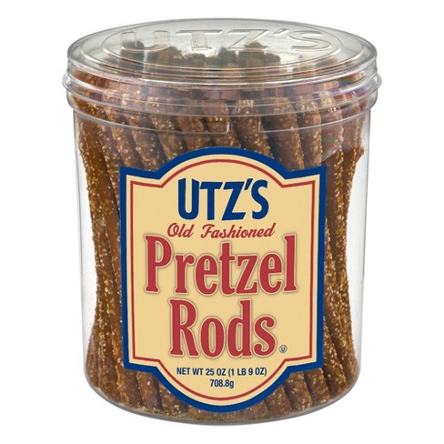 Utz Old Fashioned Pretzel Rods Barrel - 27oz : Target