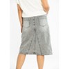 Inherit Claire A-line Denim Midi Skirt - 3 of 4