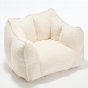 SEVOBAL Sofas Comfortable Bean Bag Chair with High-Resilience Foam Armrests for Living Room Bedroom, Beige, 47.2"*36.2"*30.7" - 4 of 4