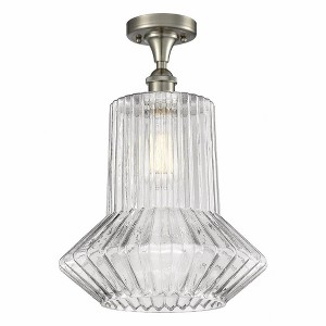 Springwater - 1 Light Semi-Flush Mount In Industrial Style-17 Inches Tall and 12 Inches Wide - 1 of 1