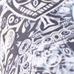 black white print
