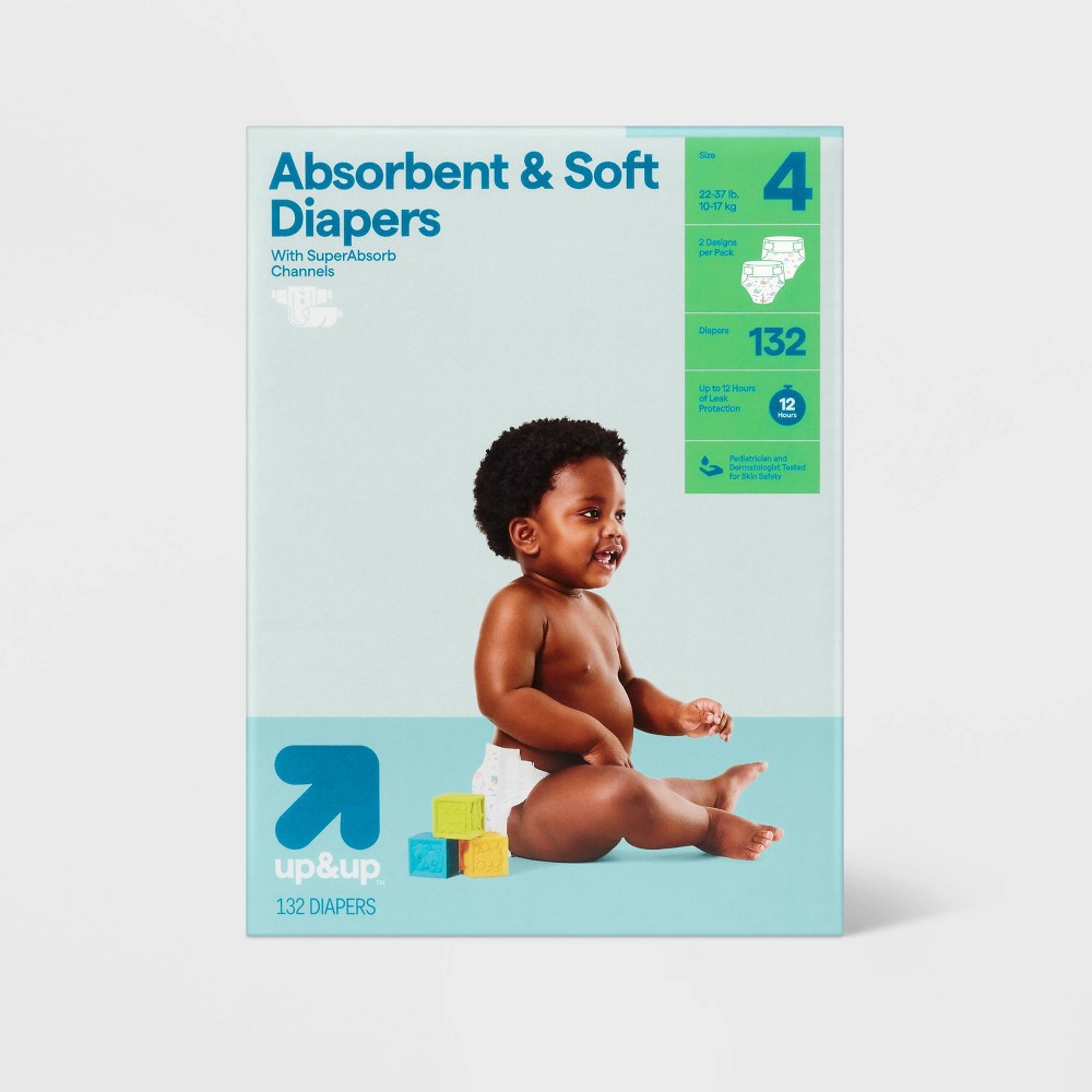Disposable Diapers - Size 4 - 132ct - up&up™