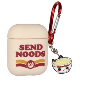 Maruchan Ramen Instant Lunch Send Noods Airpod Generation 1 and 2 Earbud Holder with Charm and Carabiner multi-colored - 1 of 4