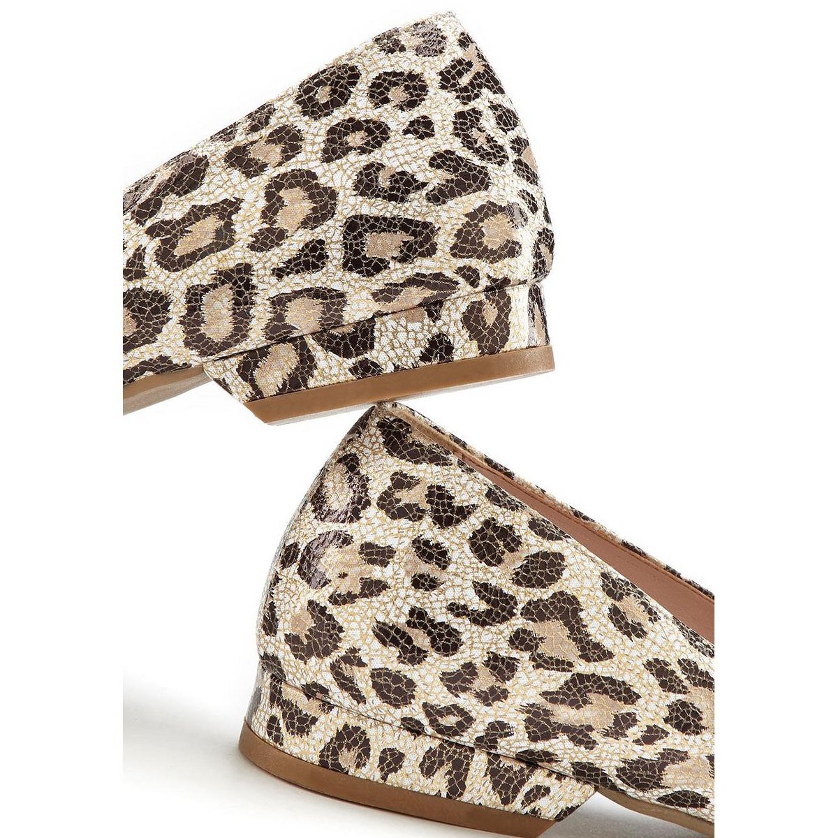 Женские туфли Lascana Women's Leopard Cheetah Print Loafers - LASCANA - Leopard Leopard Spot 6 — фото 4