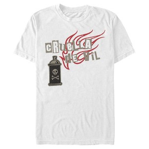 Men's Cruella Spray Flames Logo T-Shirt - 1 of 4