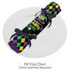 Big Dot of Happiness Colorful Mardi Gras Mask - No Snap Masquerade Party Table Favors - DIY Cracker Boxes - Set of 12 - 2 of 4