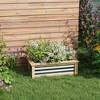 Naysaye Raised Garden Bed Kit, Outdoor Planter Box for Growing Flowers, Herbs and Vegetables, Multicolor, 35.5"*17.75"*11.75" - 2 of 4