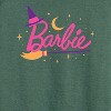 Women's - Barbie - Barbie Halloween Art Lightweight French Terry Wide Neck Long Sleeve Shirt - 2 of 4