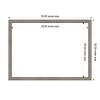 Amanti Art Salon Scoop Gold Framed Dry Erase Magnetic Board - 3 of 4