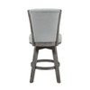 NicBex Dining Chairs Set of 2 Pub Height Chairs Seat Tufted Fabric with Solid Wood Frame for Kitchen,Gray - 3 of 4