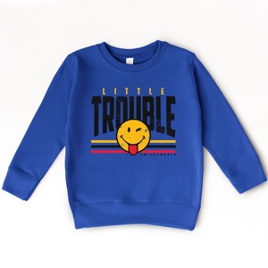 The Juniper Shop SmileyWorld Little Trouble Toddler Sweatshirt - 1 of 4