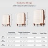 TUYOHW Travel Luggage Set, 3-Piece TSA Lock Suitcase Ensemble with 20 and 28 Inch Sizes with 360° Spinner Wheels - 3 of 4