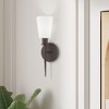 Livex Lighting Witten 1 - Light Wall Light in  Bronze - 2 of 4