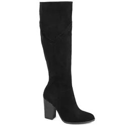 dam Inademen Alternatief voorstel Journee Collection Womens Kyllie Tru Comfort Foam Stacked Heel Knee High  Boots, Black 11 : Target