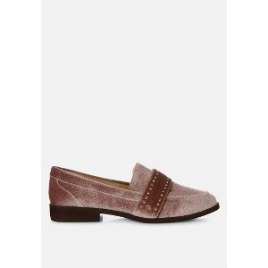 Walkin Stud Detail Velvet Loafers Women - 1 of 4