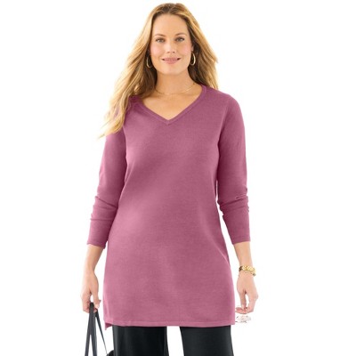 Catherines Women's Plus Size Cashmiracle V-Neck Sweater