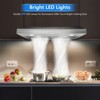 Tylza 30 in. 450 CMF Convertible Ductless Under Cabinet Range Hood w/ 3-Speed Mechanical Control - 4 of 4