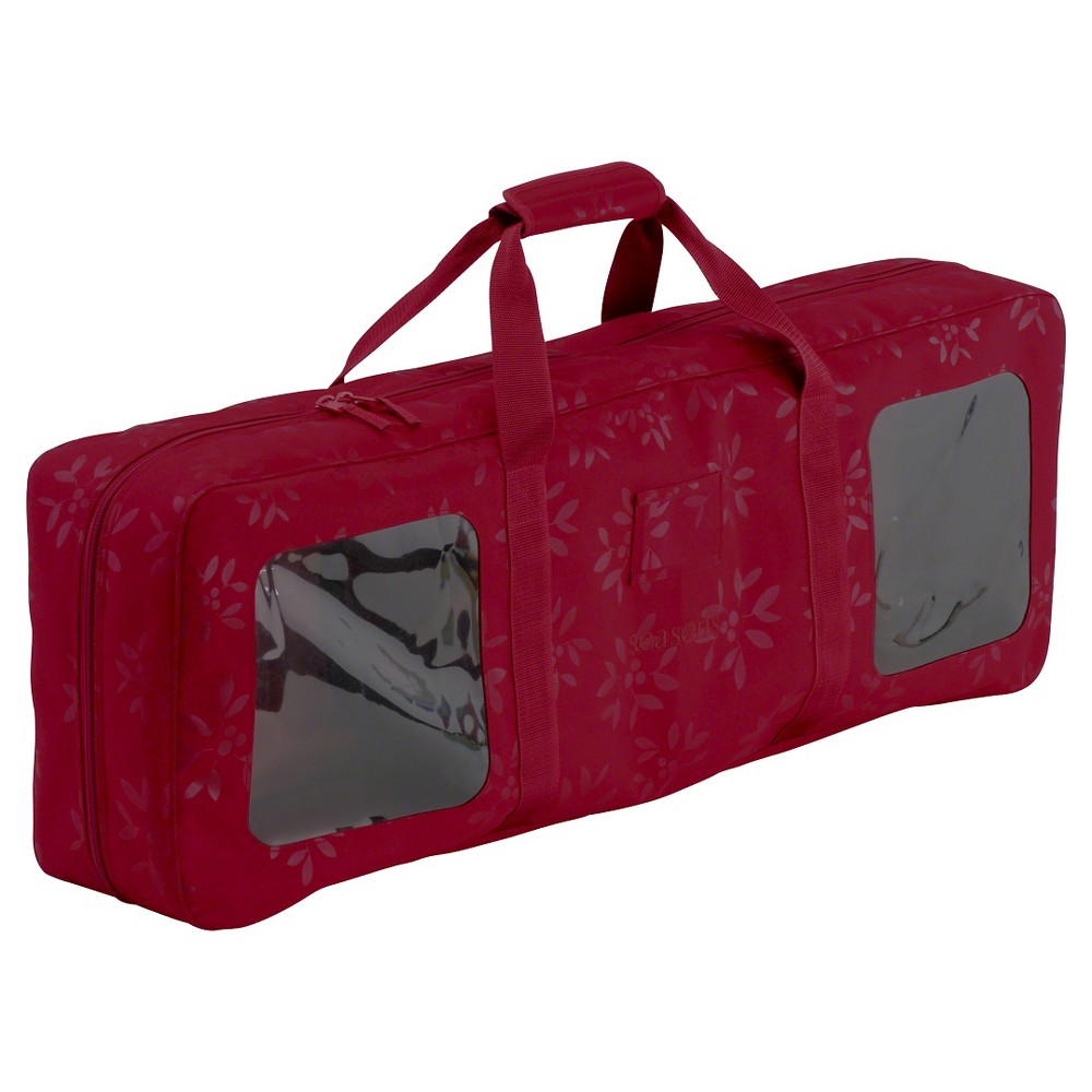 UPC 052963007039 product image for Holiday Wrapping Paper and Supply Organizer Rolling Storage Bin - Red | upcitemdb.com