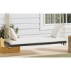 CAVINAS Wooden Outdoor Swing Chairs with Cushion and Pillows,Hanging Porch Swing for Garden,Backyard,Lawn - 2 of 4