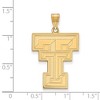Black Bow Jewelry 14k Yellow Gold Plated Sterling Silver Texas Tech Red Raiders NCAA Extra Large Pendant - 2 of 3