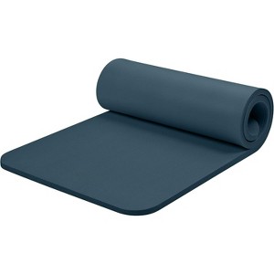 1-Inch Thick Yoga Mat, Non-Slip Exercise Mat with Nylon Strap for Fitness Workouts for Men & Women - 1 of 4