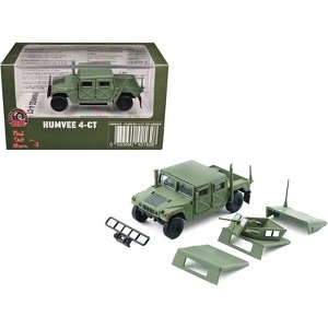 HUMVEE 4-CT Military Vehicle Olive Green with Alternative Tops 1/64 Diecast Model Car by BM Creations - 1 of 4