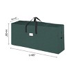 Hastings Home Storage Bag Set - Zippered Totes for Artificial Trees and 30-Inch Holiday Wreaths - image 3 of 4