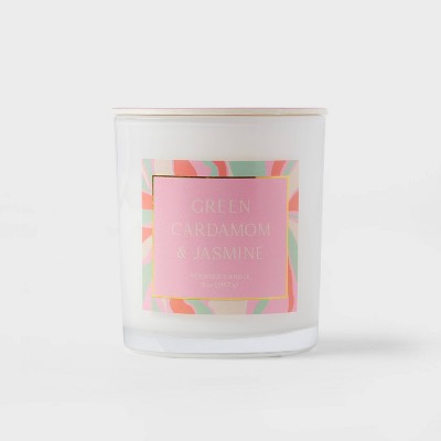 5oz Glass Jar Green Cardamom and Jasmine Candle - Opalhouse™