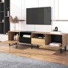 NicBex TV Stand for 85 Inch TV with Open Shelf,TV Entertainment Center with 2 Cabinets and 2 Drawers,TV Console Table for Living Room - 2 of 4
