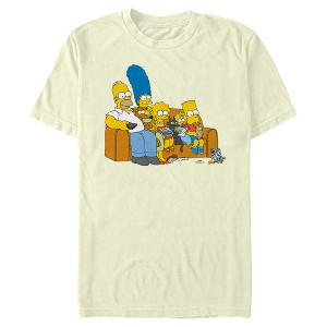 Men's The Simpsons Classic Family Couch T-Shirt - 1 of 4