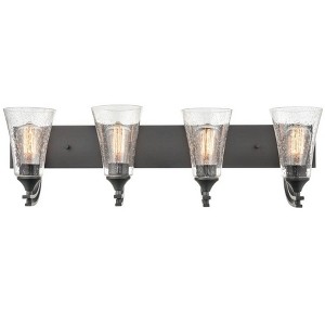 Millennium Lighting Natalie 4 - Light Vanity in  Matte Black - 1 of 4