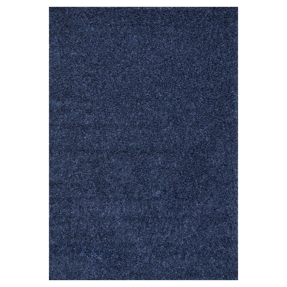 Blue Abstract Loomed Area Rug - (4'x6') - nuLOOM