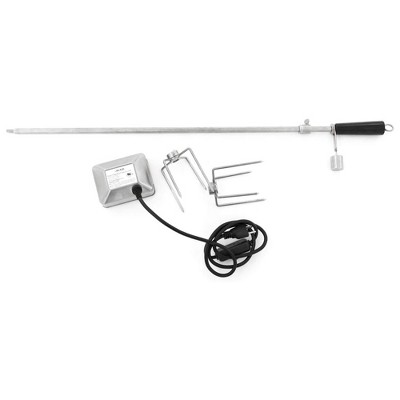 Blaze Grill Rotisserie Kit for 40 Inch 5 Burner Gas Blaze Grill with Electric Motor, Spit Rod, 2 Forks, L Bracket, and Counter Balance, 36 Inches